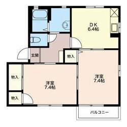 コーポ欅の物件間取画像